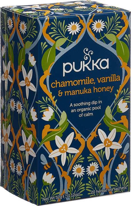 Image du produit Pukka Kamille, Vanille und Manuka-Honig (77 g)