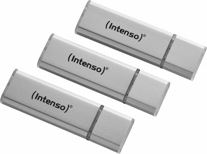 Actual product image Intenso 3521483 USB flash drive 32 GB USB type-A 2.0 silver (32 GB, USB-A)