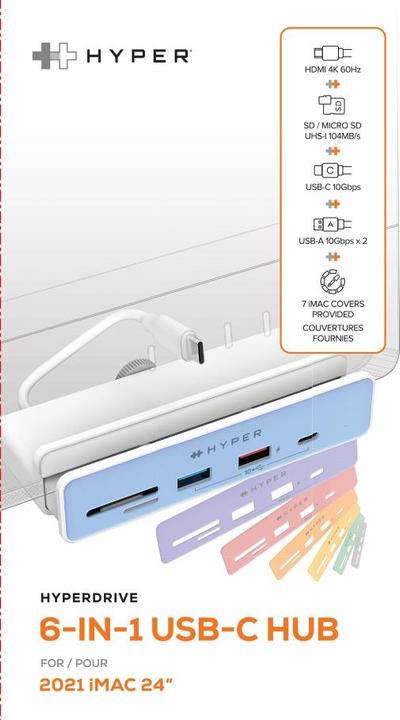 Immagine prodotto Hyper HD34A8 (USB-C, 6 Porti)