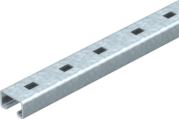 Produktbild OBO Bettermann Profilschiene gelocht, Schlitzweite 22mm 6349463