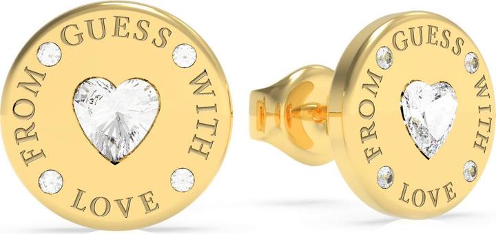 Produktbild Guess From With Love Ohrstecker (Edelstahl, Vergoldet, Mit Stein(en))