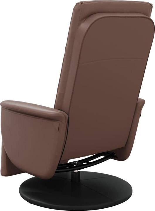 Produktbild VidaXL Massagesessel mit Fussteil Braun Kunstleder,Farbe