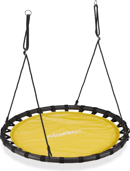 Image du produit Relaxdays Balançoire nid d'oiseau rond 120 cm