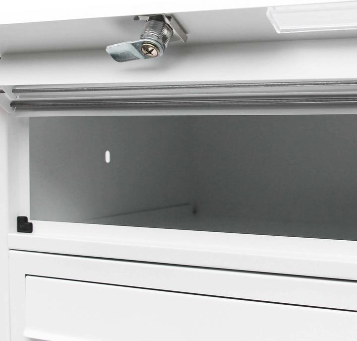 Actual product image Wiltec 3 letterbox system white 513x270x1150mm letterbox letterbox