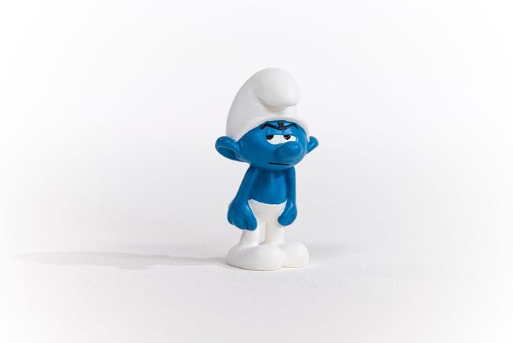 Actual product image Schleich Curmudgeon Smurf