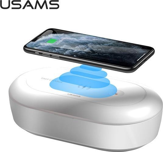 Immagine prodotto Usams Sterylizator UV z ład. indukcyjną 10W biały/white ZB138XDJ01 (US-ZB138)