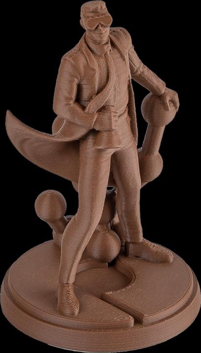 Actual product image Polymaker PolyTerra (PLA, 1.75 mm, 1000 g, Brown)