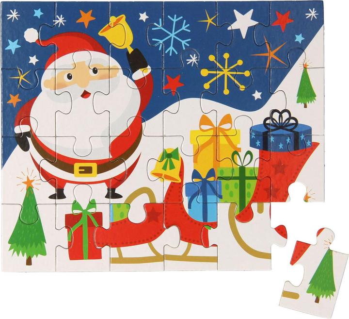 Image du produit Wins Holland Mini puzzle de Noël, 24 pièces (24 pièces)