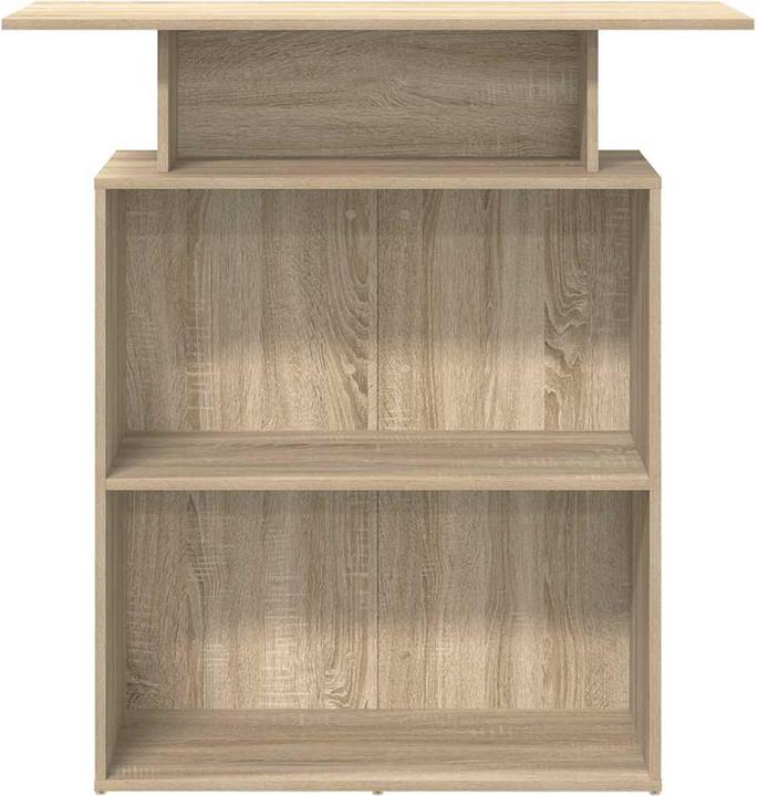 Actual product image VidaXL Reception counter Sonoma oak 100x40x104 cm wood-based reception counter