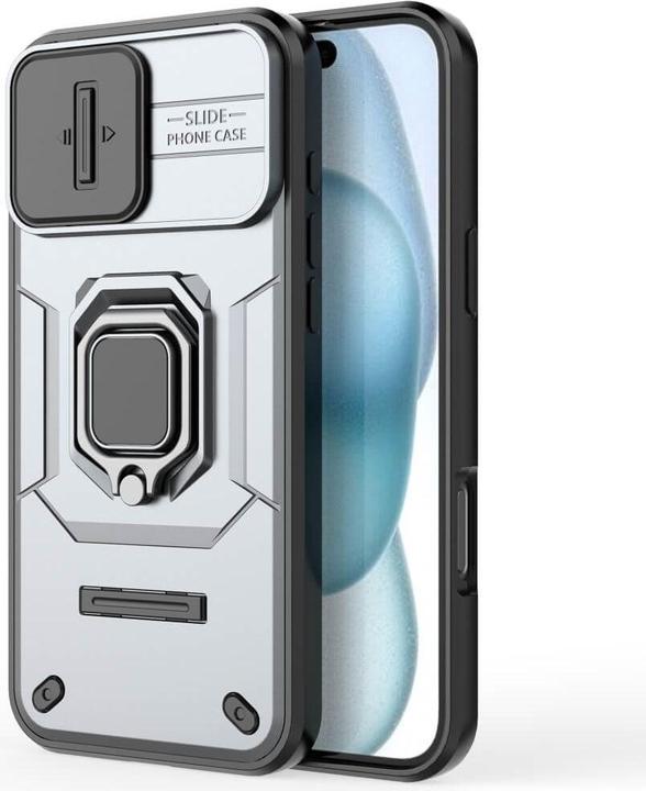 Actual product image Cover-Discount iPhone 16 Plus - Armor Case with kickstand (Apple iPhone 16 Plus)