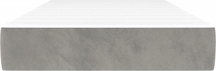 Nutritional values and ingredients VidaXL Taschenfederkernmatratze Hellgrau Samt (100 x 210 cm, Spring core)