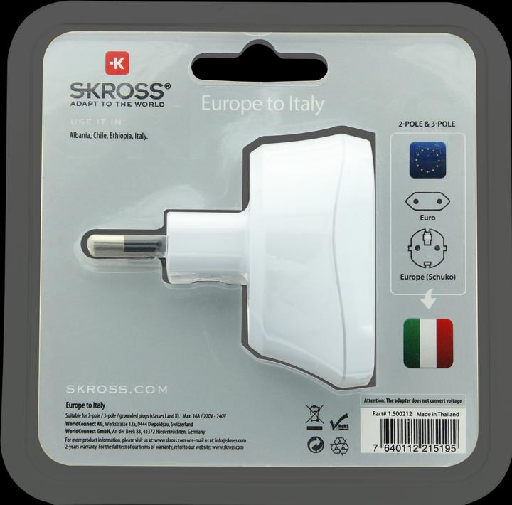 Produktbild Skross Country Adapter Europe - Italy