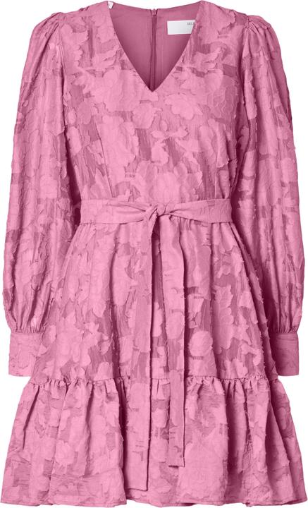 Selected Femme Geblümtes Langarm Minikleid