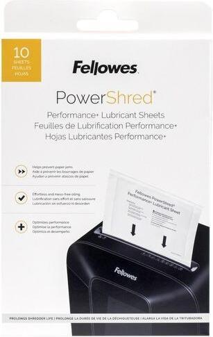 Image du produit Fellowes Feuilles d'huile pour destructeur Powershred Performance