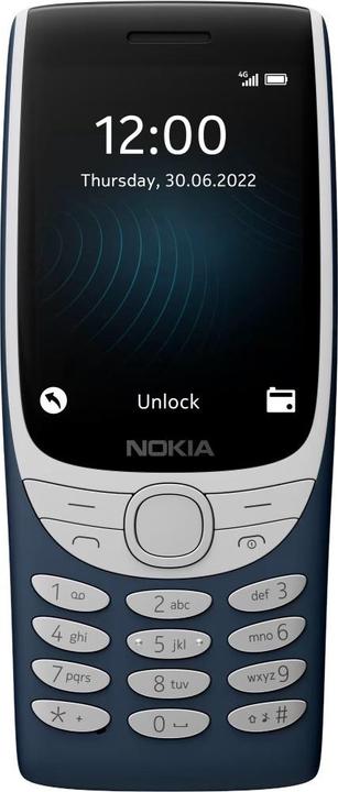 Image du produit Nokia 8210 (Bleu) DS 2.8" TFT LCD 240x320/128MB/48MB RAM/microSDHC/WiFi,BT,4G (2.80", 0.30 Mpx, 4G)