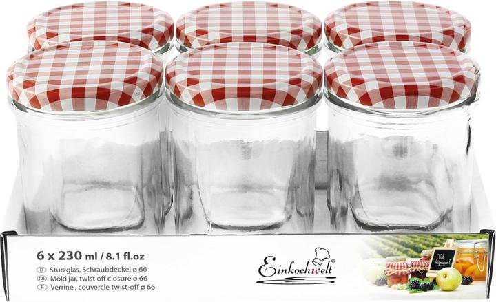 Einkochwelt Pots de conserve (6 pcs, 0.23 l)
