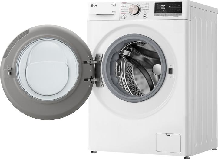 Image du produit LG D4R7011TSWG Laveuse-sécheuse Installation gratuite Chargement frontal Noir, Blanc D