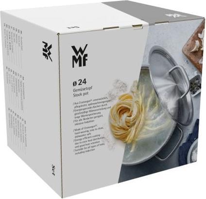Immagine prodotto WMF Pentola per zuppa di verdure a induzione 24cm Pentola di cottura grande 8,8l Premium One in acciaio (24 cm, Pentola, Acciaio inossidabile)