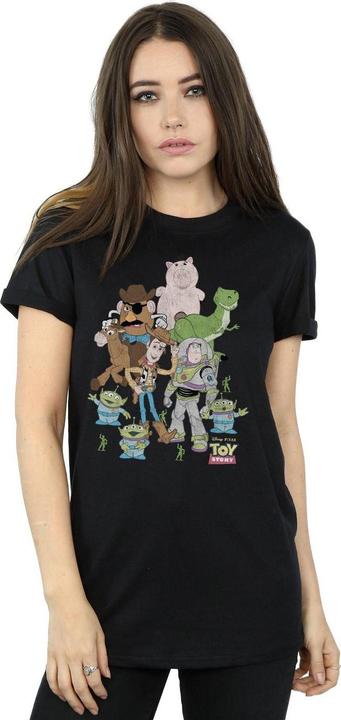 Produktbild Toy Story Gruppe Baumwolle Boyfriend TShirt (M)