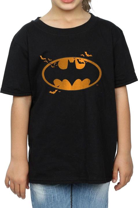 Produktbild Batman Halloween Logo TShirt Mädchen (152, 158)