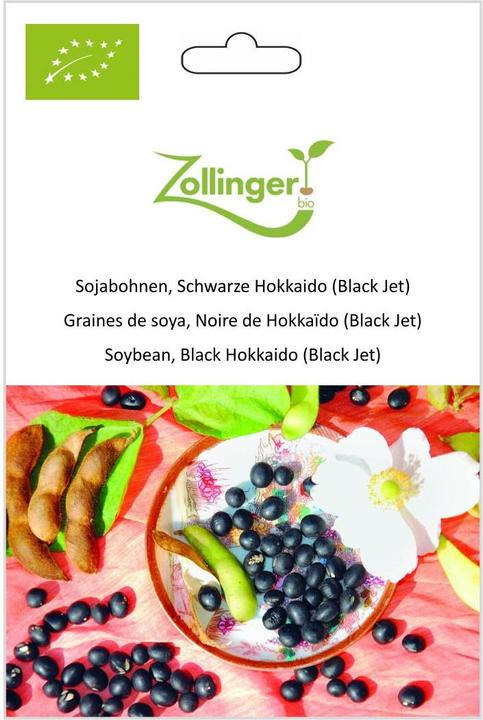 Produktbild Zollinger Bio Sojabohnen, Schwarze Hokkaido (Black Jet) (Pflanzensamen)