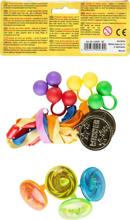 Image du produit Idena Set de fête avec 12 articles