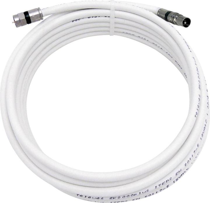 Produktbild Televes Anschlusskabel 5m FS-KS2050 >90dB F-Stecker/IEC-Stecker (120 dB, Antennenkabel)