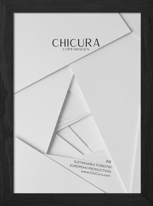 Actual product image ChiCura Wooden frame - glass (A6)