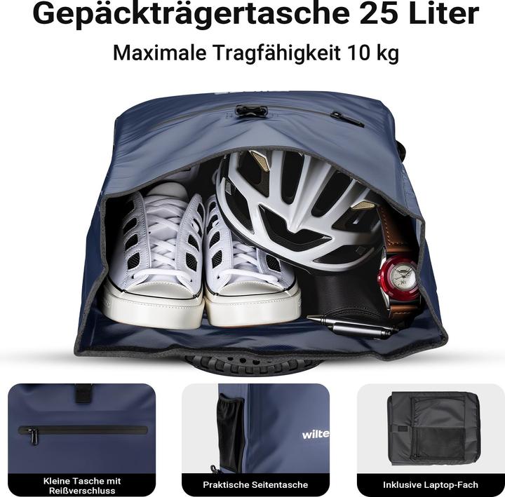 Immagine prodotto Wiltec Gepäckträgertasche (25 l, Borsa portapacchi)