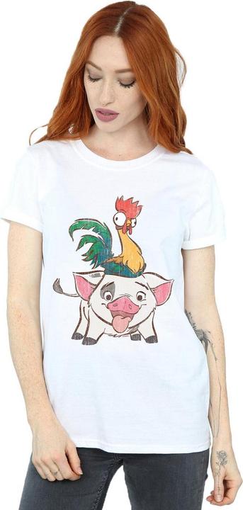 Immagine prodotto Disney Moana Hei Hei And Pua Maglietta Ampia Donna (S)
