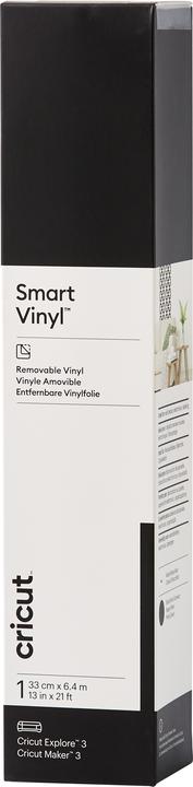 Produktbild Cricut Vinylfolie Smart ablösbar 33 x 640 cm, 1 Stück, Schwarz