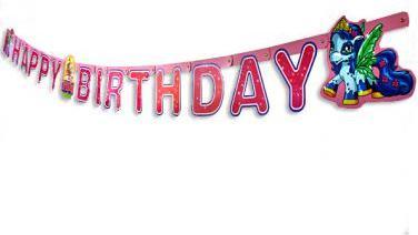 Immagine prodotto Happygoods Filly Happy Birthday Girlande