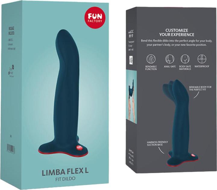 Actual product image Fun Factory Limba Flex L Velvet Blue