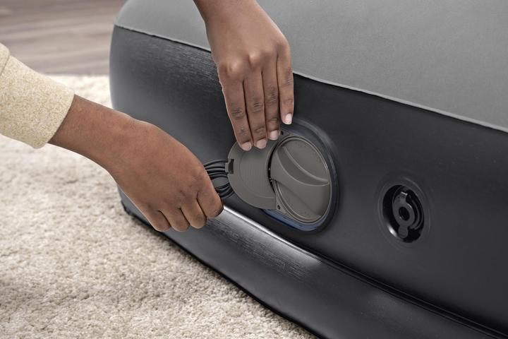 Actual product image Bestway Tritech Queen Air Mattress with Built-in USB Pump 2.03 m x 1.52 m x 36 cm