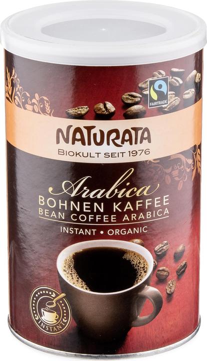 Image du produit Naturata Café instantané biologique en grains d'Arabica (100 g)