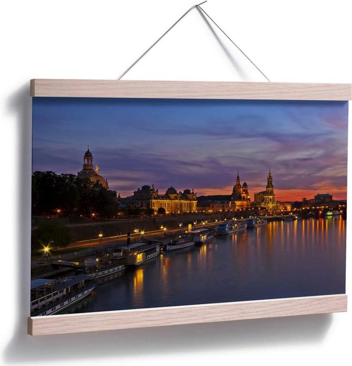 Immagine prodotto Trenddeko Dresda alla luce della notte (60 x 40 cm)