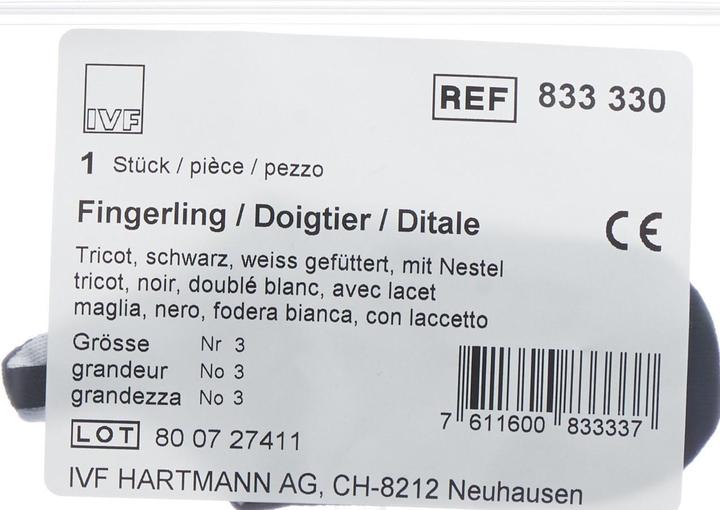 Immagine prodotto IVF Hartmann Fingerling Tricot taglia 3 nero (3)