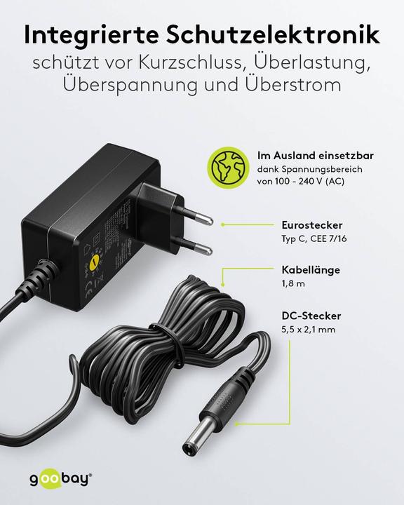 Actual product image Goobay Universal power supply unit