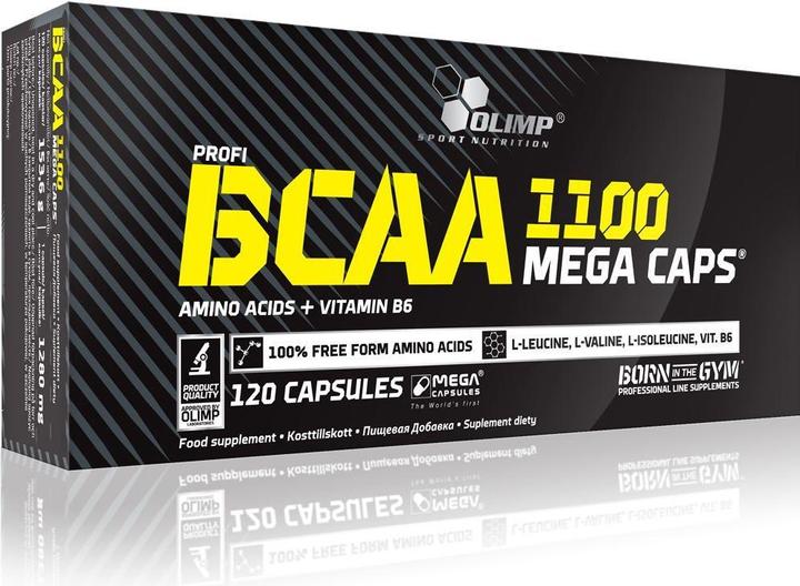 Olimp Sport Nutrition Profi BCAA Mega Caps (120 Caps, 132g) (120 Stück, Kapseln, 132 g)