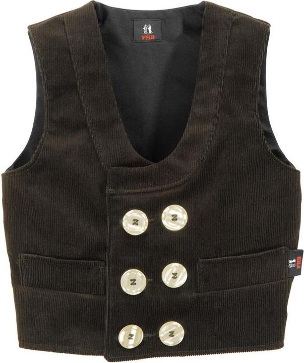Immagine prodotto FHB Gilet DAVID per bambini in velluto a coste sottili intrecciate (116)