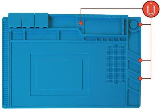 Produktbild Velleman SILIKON-LÖTUNTERLAGE - 450 x 300 mm (Ablage)