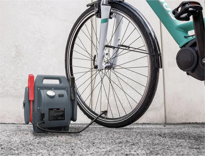Actual product image Eufab Powerpack with compressor (600 A, 7000 mAh)