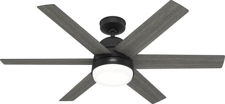 Image du produit Hunter Fans DC Deckenventilator Arete Schwarz mit Licht & Fernbedienung (42.70 dB)