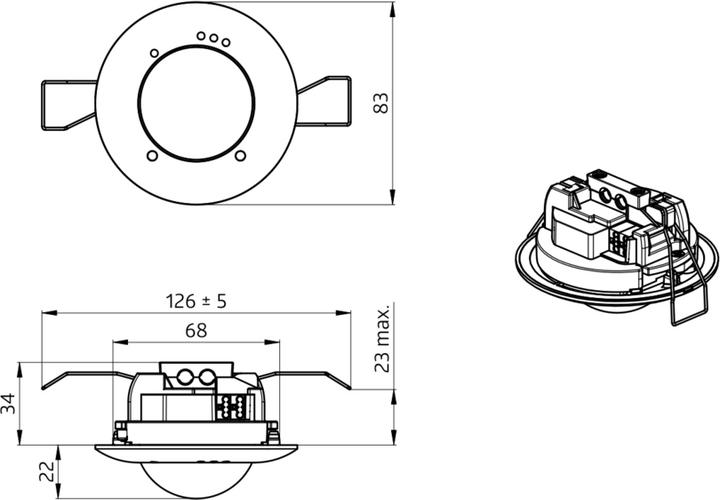 Produktbild BEG PD2N-KNXs-OCCULOG-DX-DE (6 m)