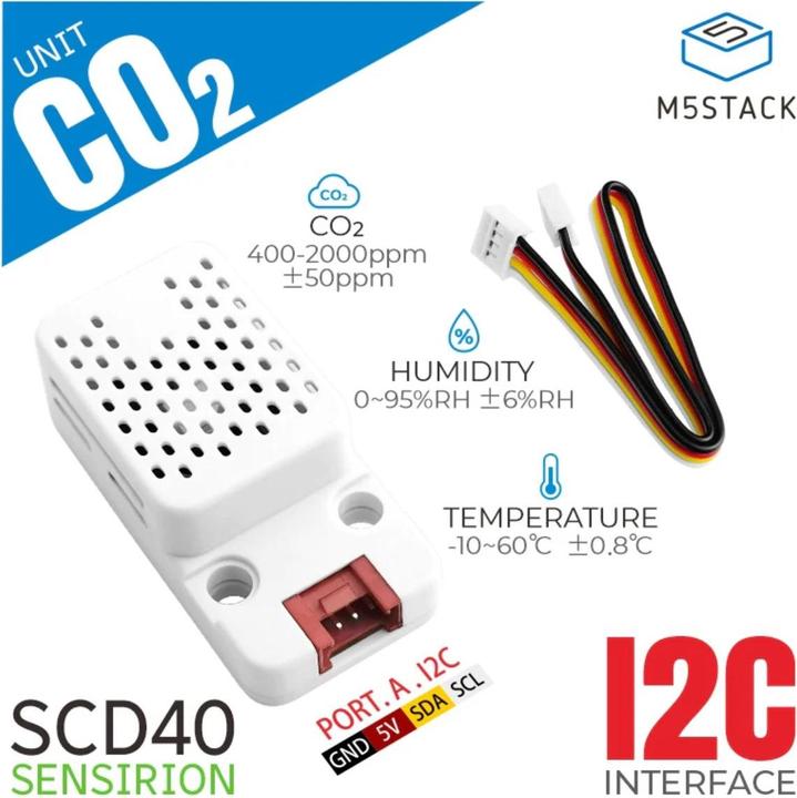 Produktbild M5Stack SCD40 CO2 Unit mit Temperatur- und Feuchtigkeitssensor