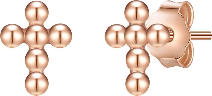 Immagine prodotto Glanzstücke München Croce da donna in argento sterling e oro rosa - 31330 (Argento)