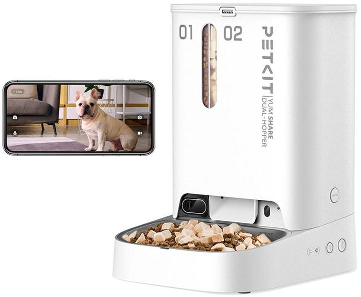 Immagine prodotto Petkit YumShare Dual-Hopper con fotocamera (5.50 l)