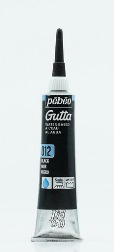 Image du produit Pebeo Setasilk Gutta à l'eau (Noir, 20 ml)