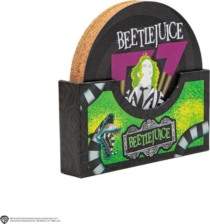 Produktbild Cinereplicas Beetlejuice Untersetzer 4er-Pack (4 x)