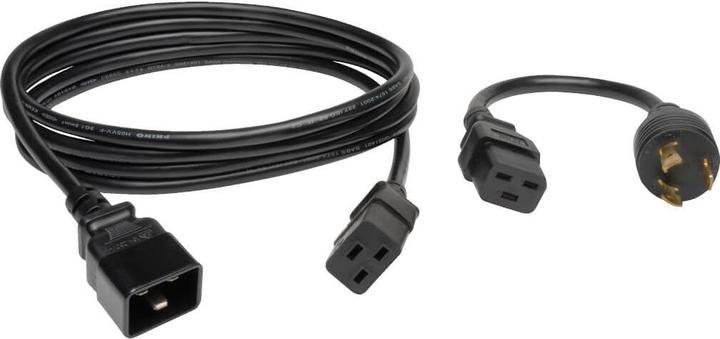 Actual product image Eaton Tripp Lite Series PDUMH20HVNET - Modified - 1U - Horizontal - Metal - Black - 8 AC Outputs